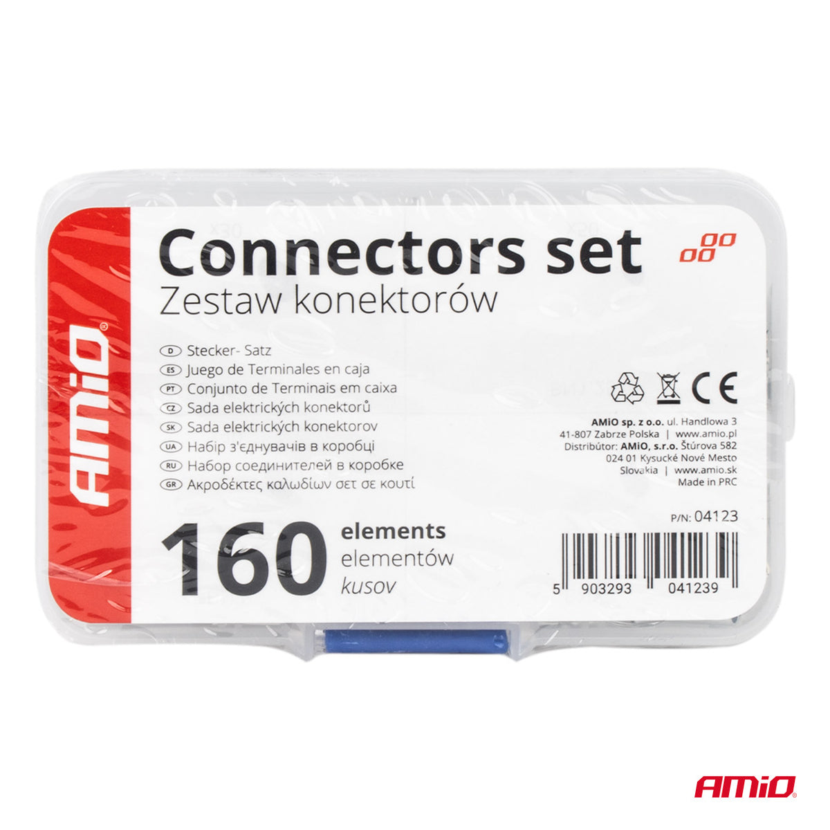 Set metalnih kablovskih spojnica (160 komada) - 04123