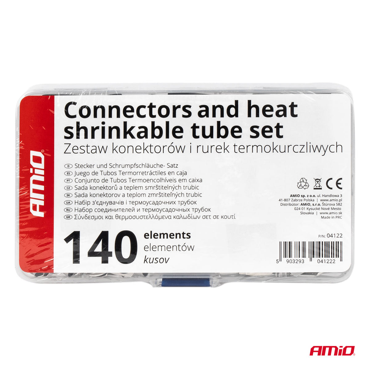 Set metalnih konektora + termoskupljajući bužir (140 komada) - 04122