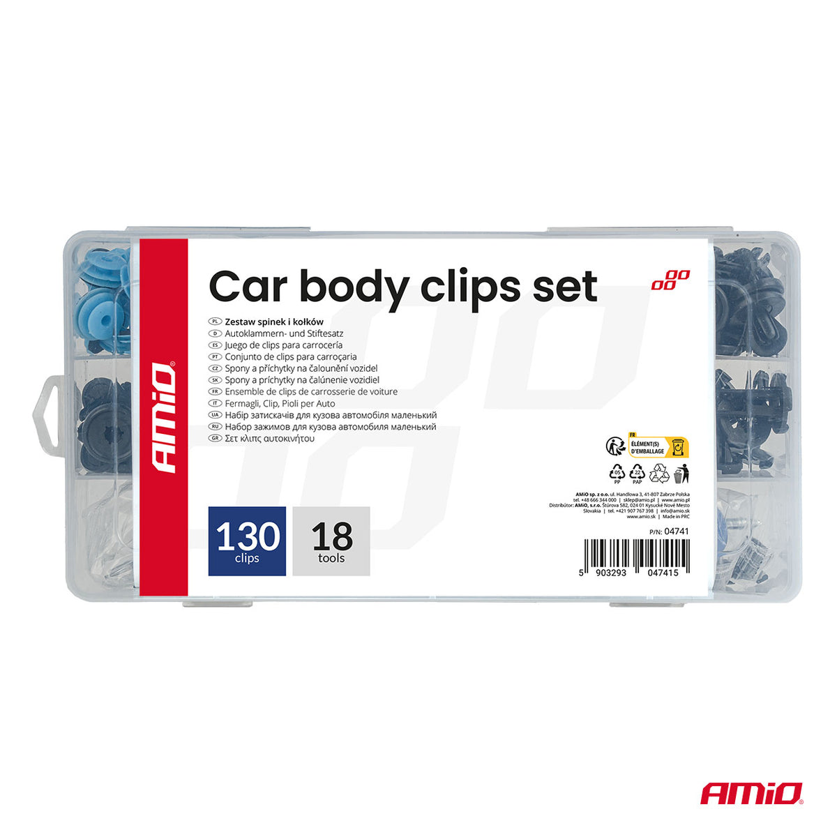Set kopči sa alatom (148 komada) - 04741