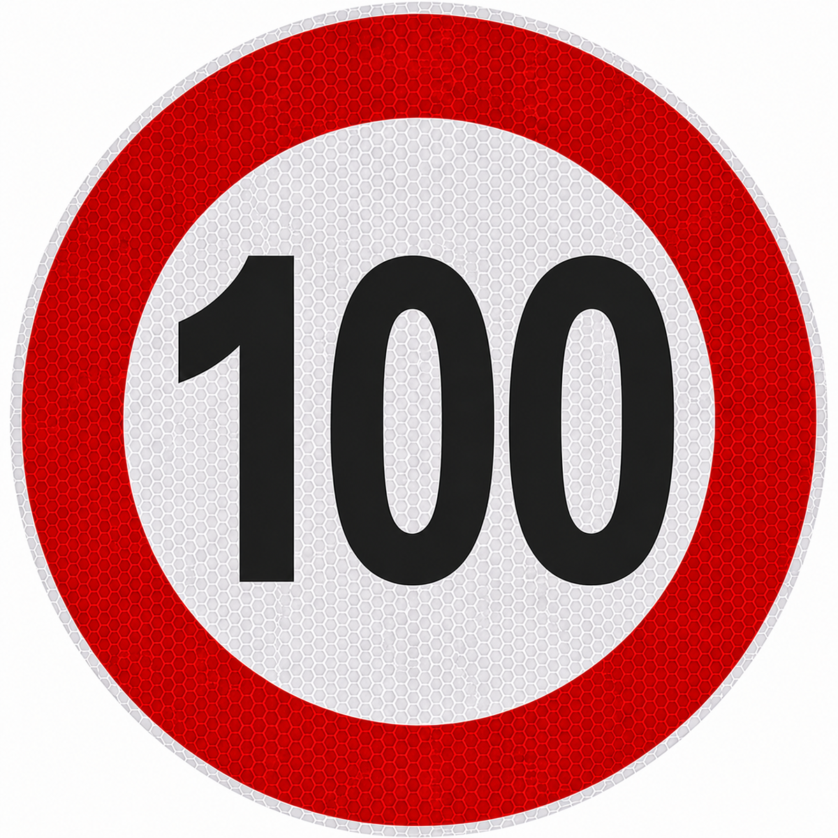 Reflektujuće ograničenje brzine 100 km/h