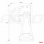 LED reflektor 9-36V - 02437