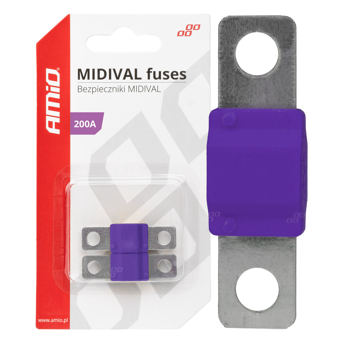 Osigurač MIDIVAL 200A (2 komada) - 03482