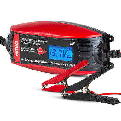 Digitalni punjač akumulatora 6V/12V 2A/4A DVL DBC-4A - 02088