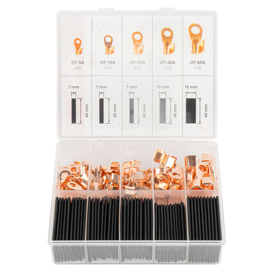 Set bakarnih konektora + termoskupljajući bužir (160 komada) - 03933