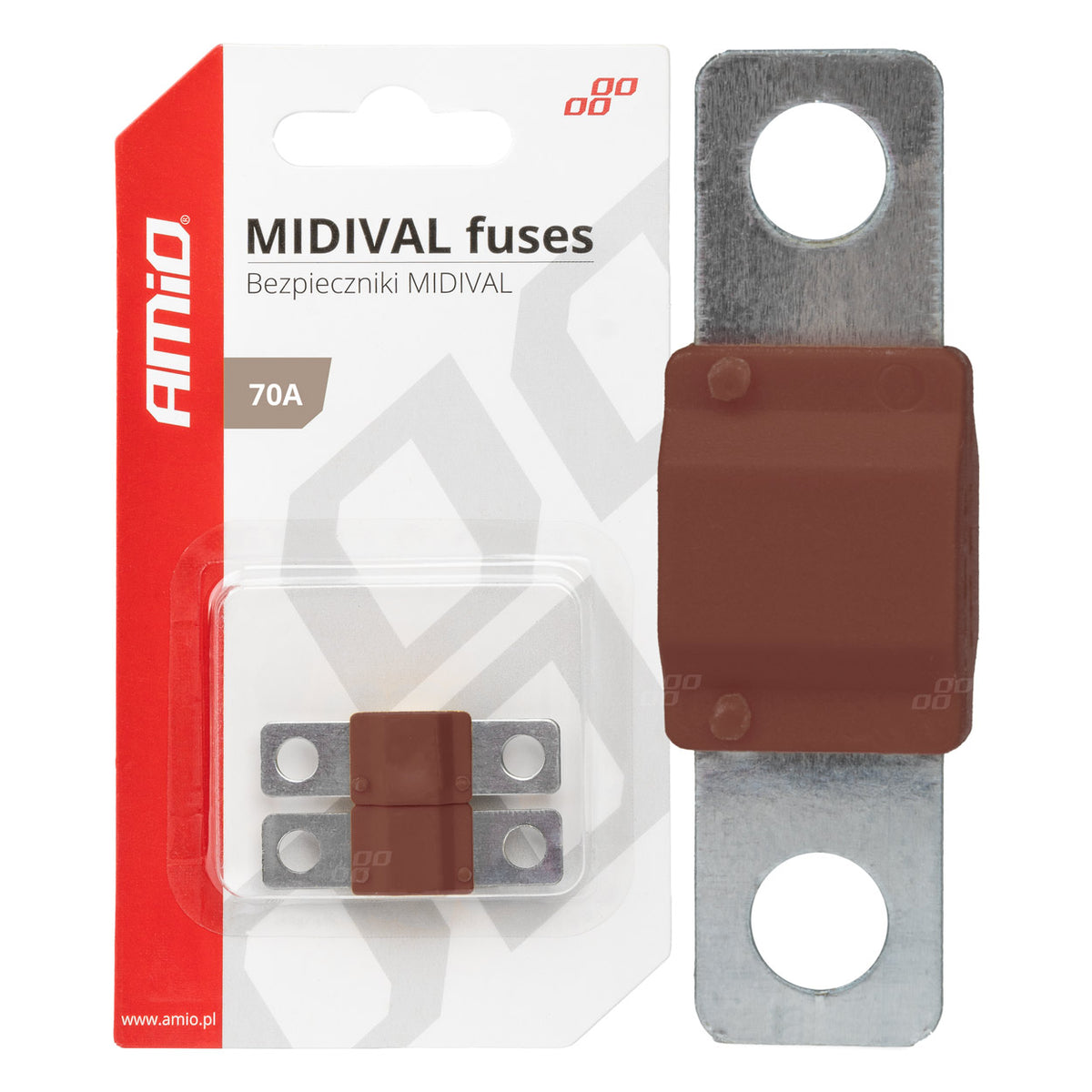 Osigurač MIDIVAL 70A (2 komada) - 03477