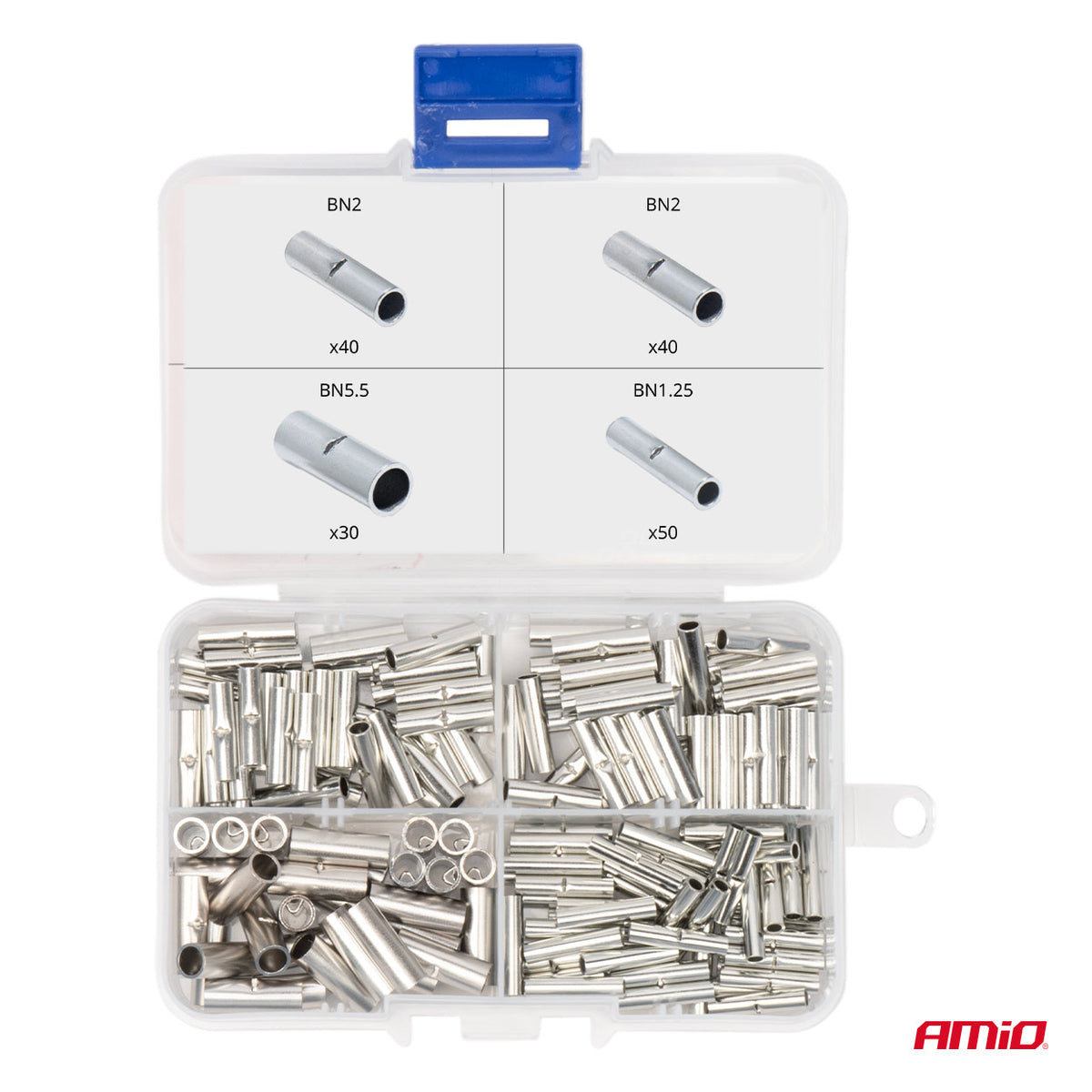 Set metalnih kablovskih spojnica (160 komada) - 04123