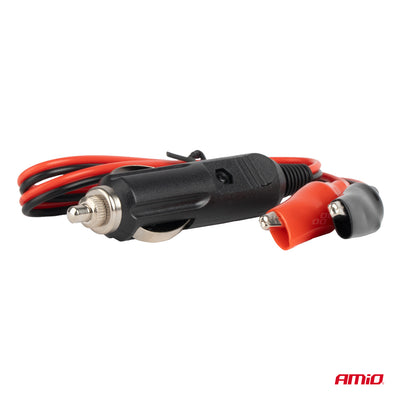 Adapter za utičnicu auto-upaljača sa krokodil štipaljkama 12/24V - 03802