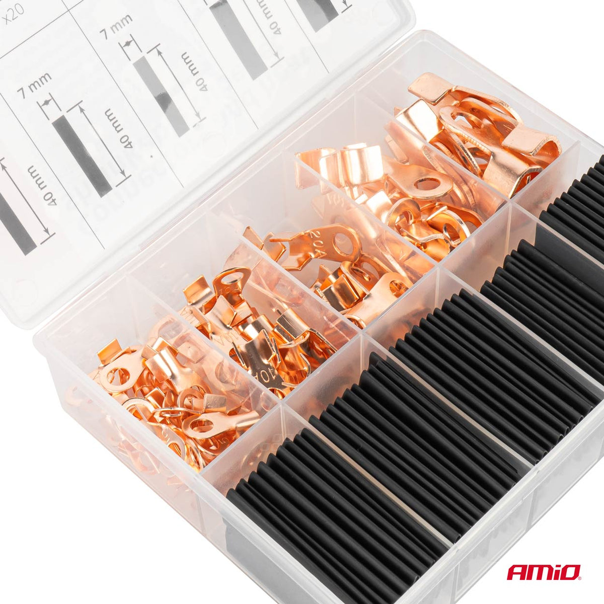 Set bakarnih konektora + termoskupljajući bužir (160 komada) - 03933