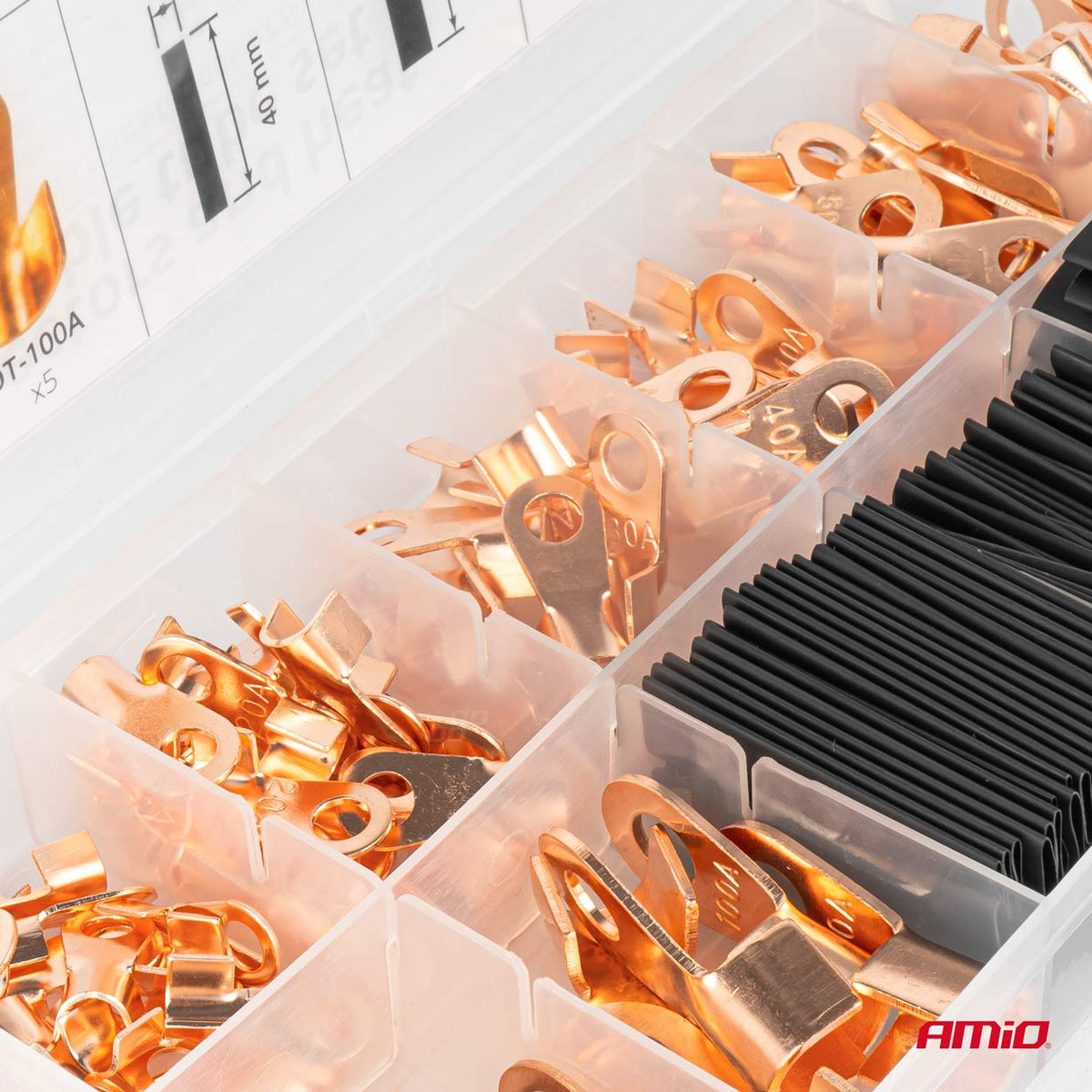 Set bakarnih konektora + termoskupljajući bužir (180 komada) - 03984