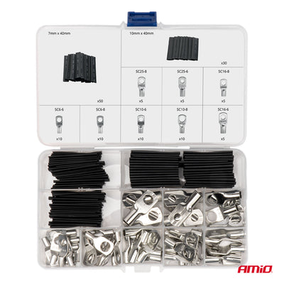 Set metalnih konektora + termoskupljajući bužir (140 komada) - 04122