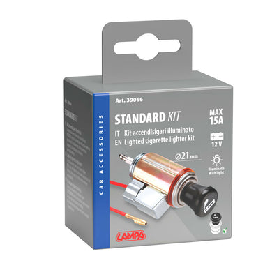 Osvijetljeni set auto-upaljača 12V fi21 mm - 39066