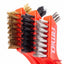 Set četkica - čelik/mesing/najlon - 02827
