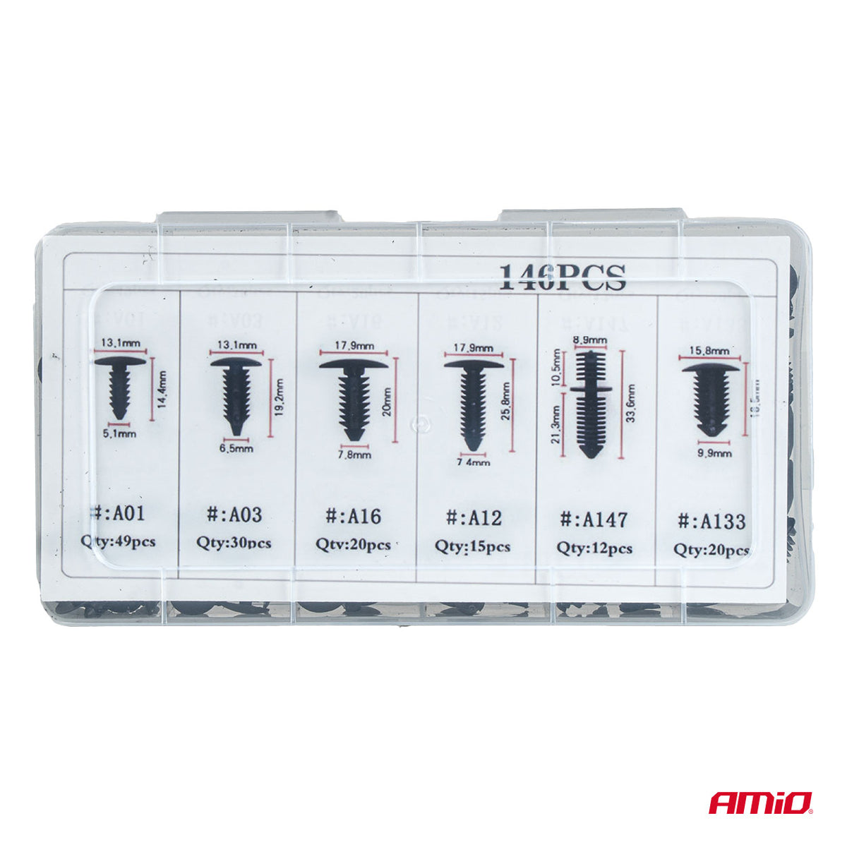 Set kopči (146 komada) - 04735