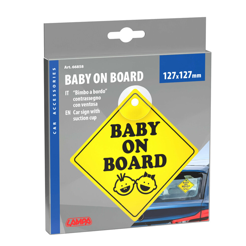 BABY ON BOARD 127x127 mm - 66858