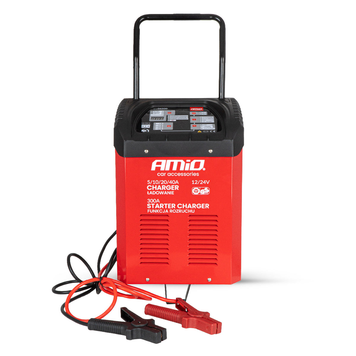 Punjač akumulatora sa starterom 12V/24V 40A, start 300A - 04500