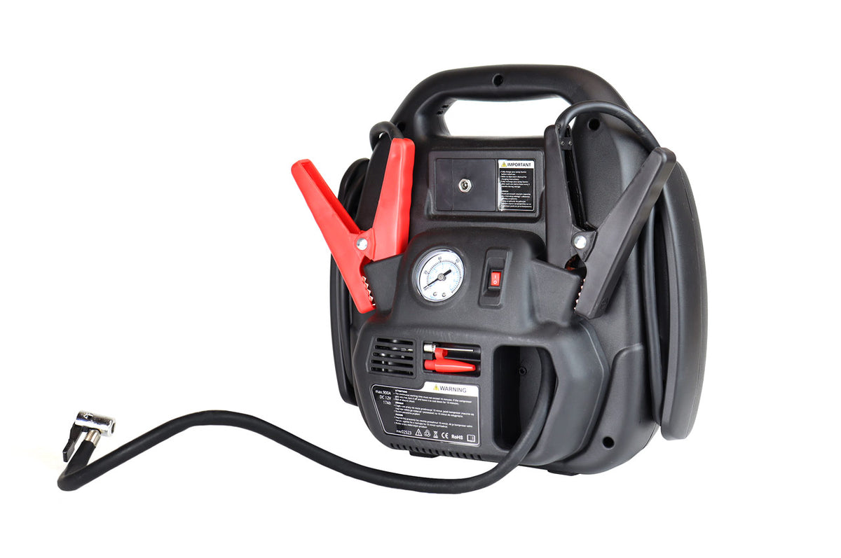 Multifunkcionalni starter sa kompresorom za gume 4u1 12V - 02523
