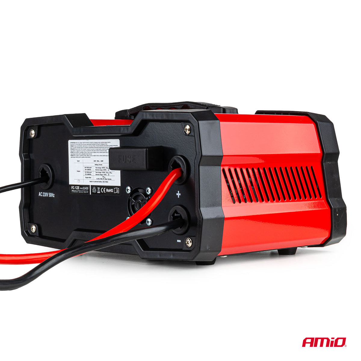 Punjač akumulatora sa starterom 12V/24V 12A, start 75A - 02400