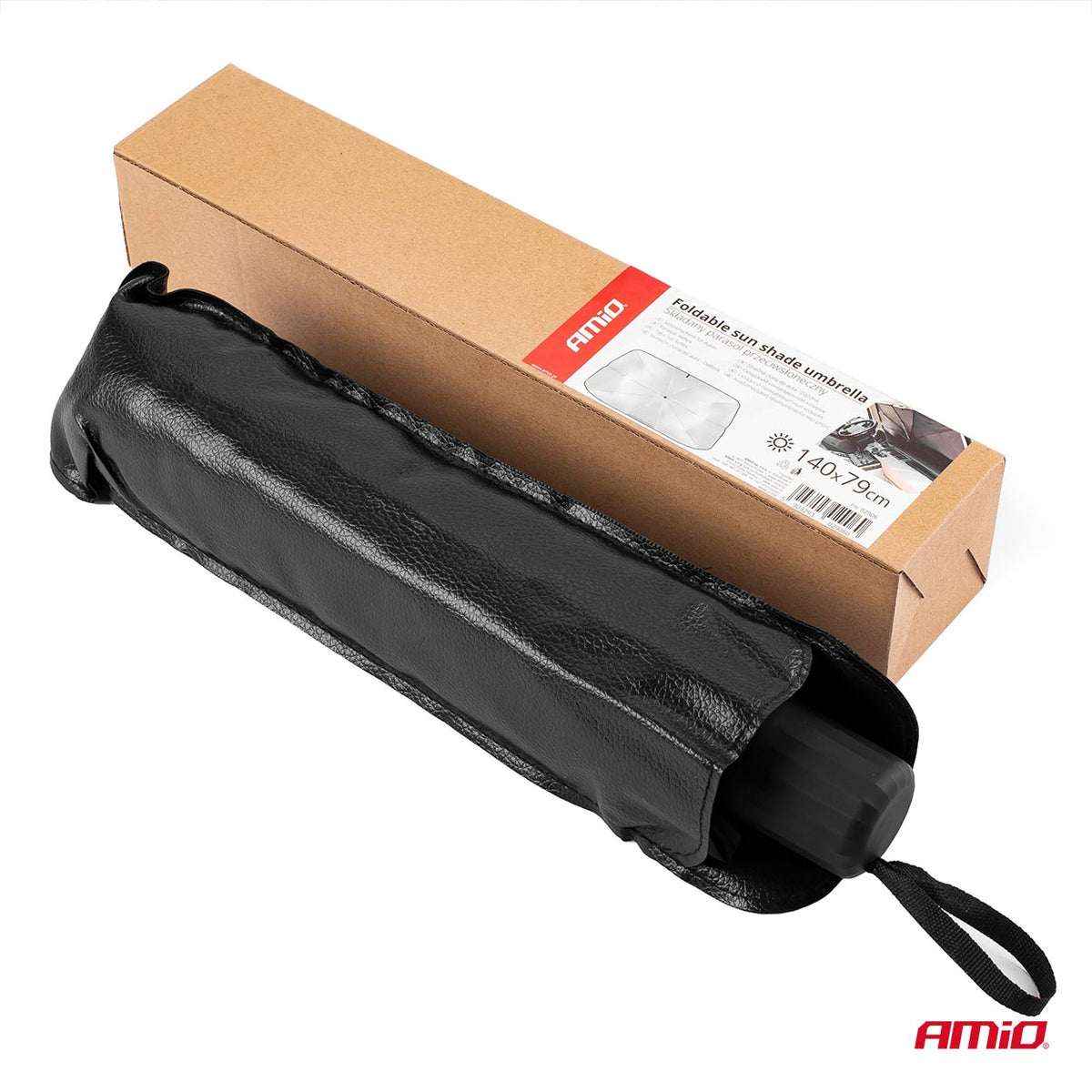 Sklopivi suncobran za vjetrobransko staklo 140x79 cm - 02906