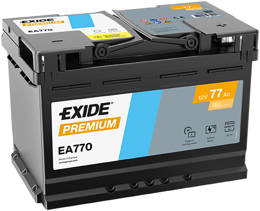 77 Ah Exide PREMIUM - EA770