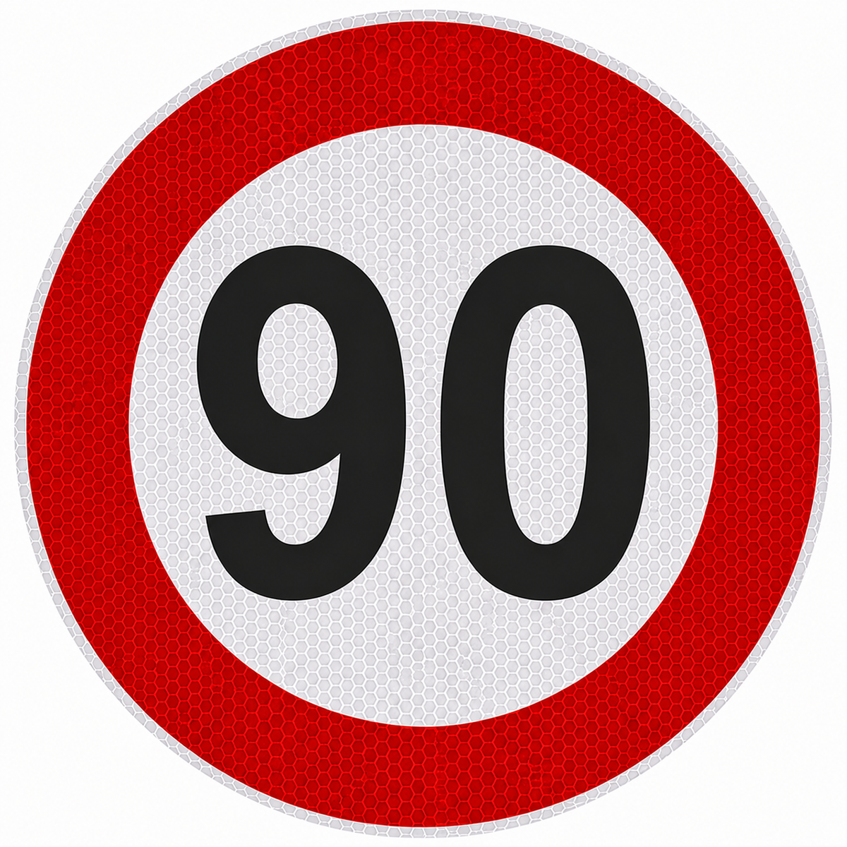 Reflektujuće ograničenje brzine 90 km/h