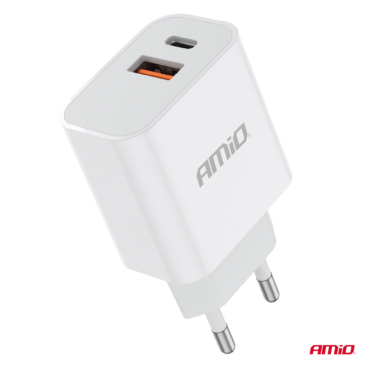 Zidni punjač PCH PRO-09 USB + USB-C 20W Quick Charge 230V - 02935
