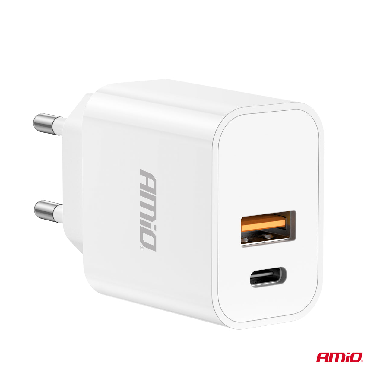 Zidni punjač PCH PRO-09 USB + USB-C 20W Quick Charge 230V - 02935