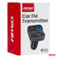 FM transmiter za automobil sa 2×USB-A i 1×USB priključkom, 12/24V - 04649