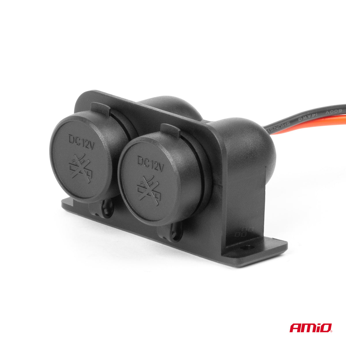 Dvostruka hermetička utičnica za auto-upaljač 12/24V - 04130