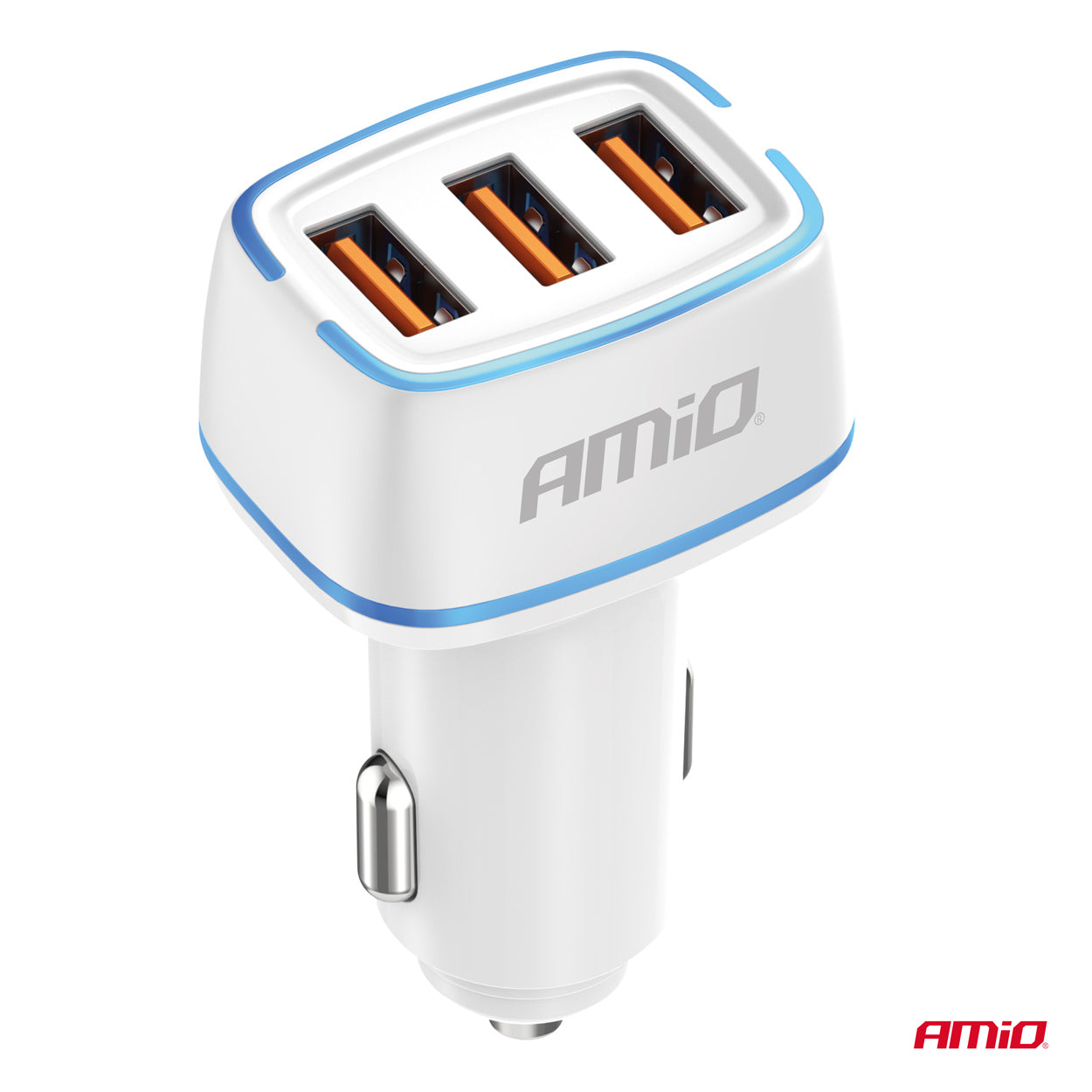 Auto punjač 3×USB-A 30W 12/24V - 03889