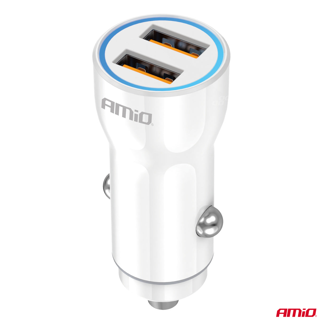 Auto punjač 2×USB-A 12/24V - 03879