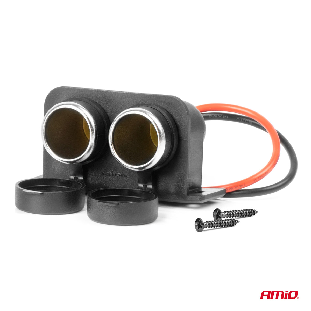 Dvostruka hermetička utičnica za auto-upaljač 12/24V - 04130