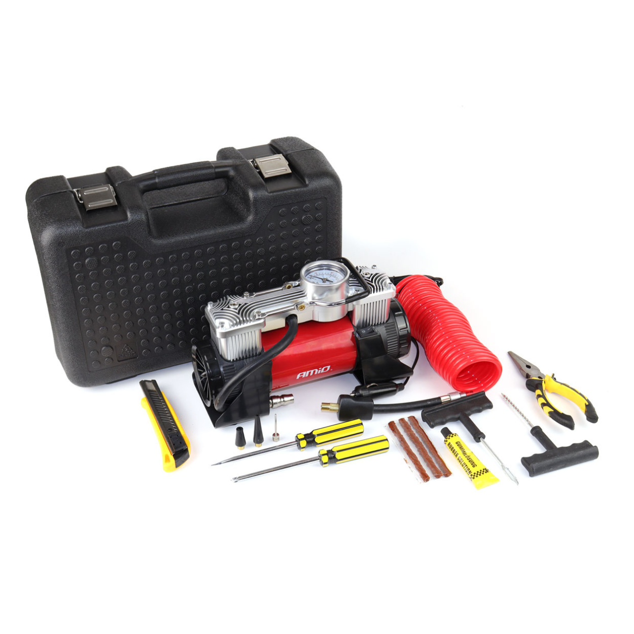 Auto kompresor sa dva cilindra 12V HQ - 02640