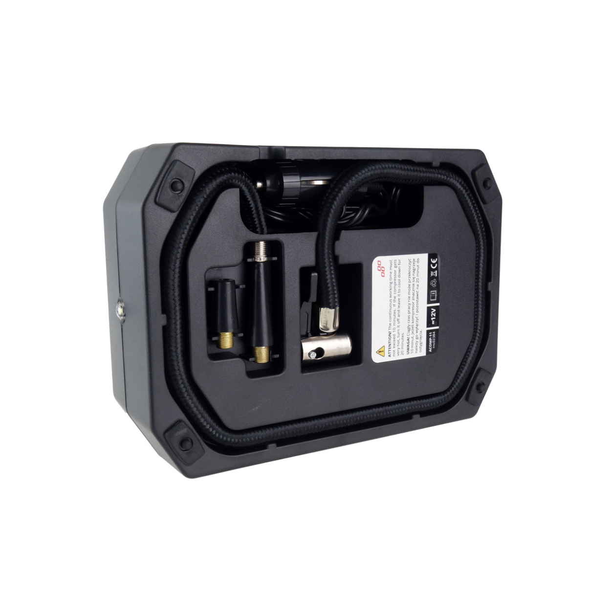 Auto kompresor sa digitalnim manometrom i LED svjetlom 12V - 02384
