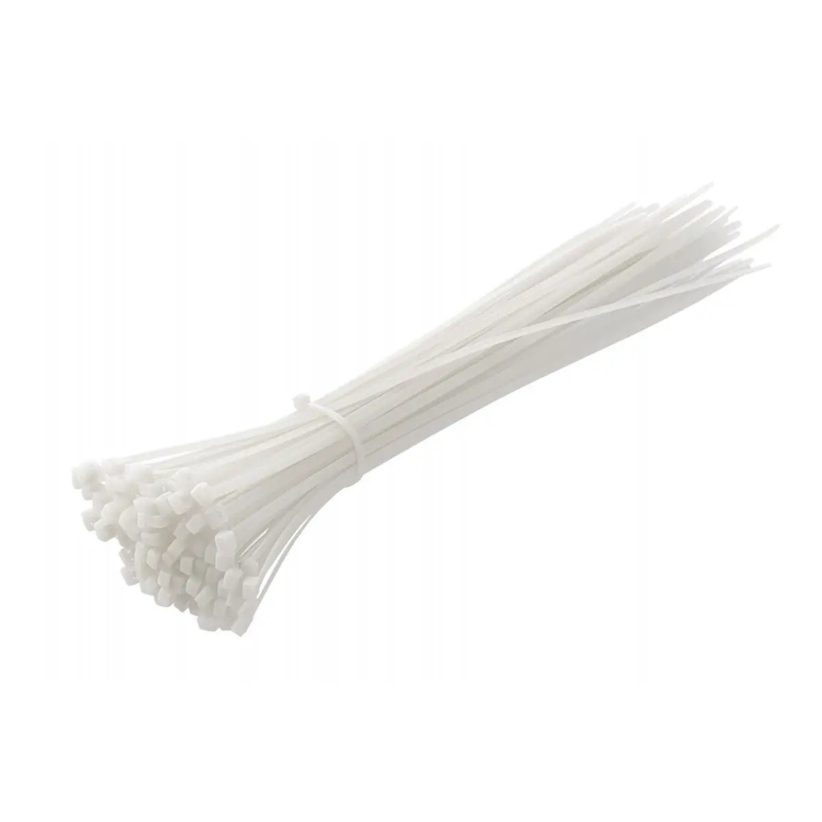 Set bijelih kablovskih vezica 4,5x350 mm (100 komada) - 1035