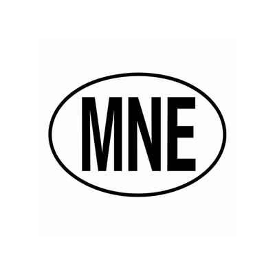 Naljepnica MNE