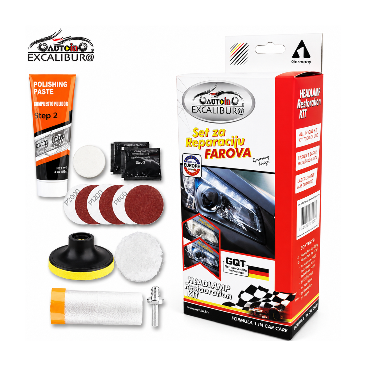 Set za reparaciju farova - 8049