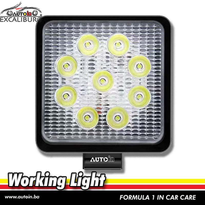 LED reflektor 12-48V 27W - kockasti