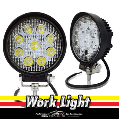 LED reflektor 12-48V 27W - okrugli