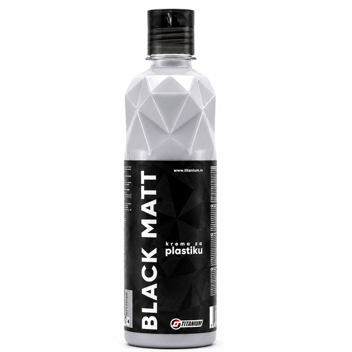 Titanium Black Matt - krema za plastiku
