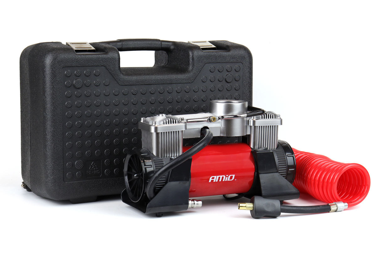 Auto kompresor sa dva cilindra 12V HQ - 02640