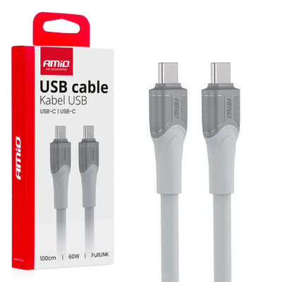USB-C na USB-C kabl 60W, 100 cm – FullLINK X111 - 04291