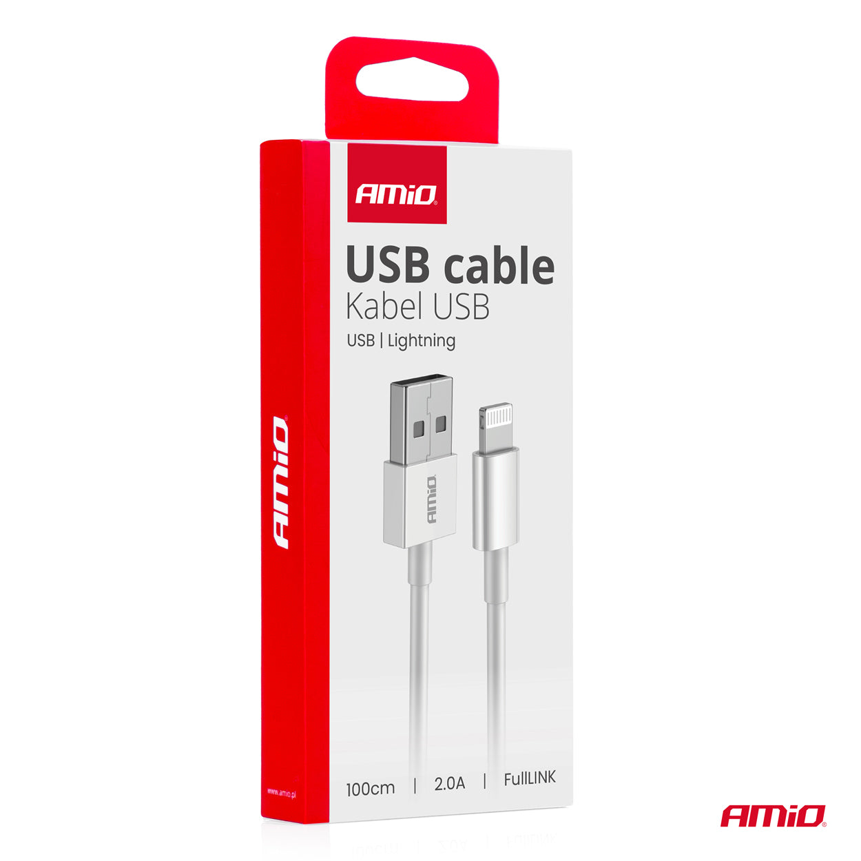 USB na Lightning kabl 2A, 100 cm – FullLINK - 03895