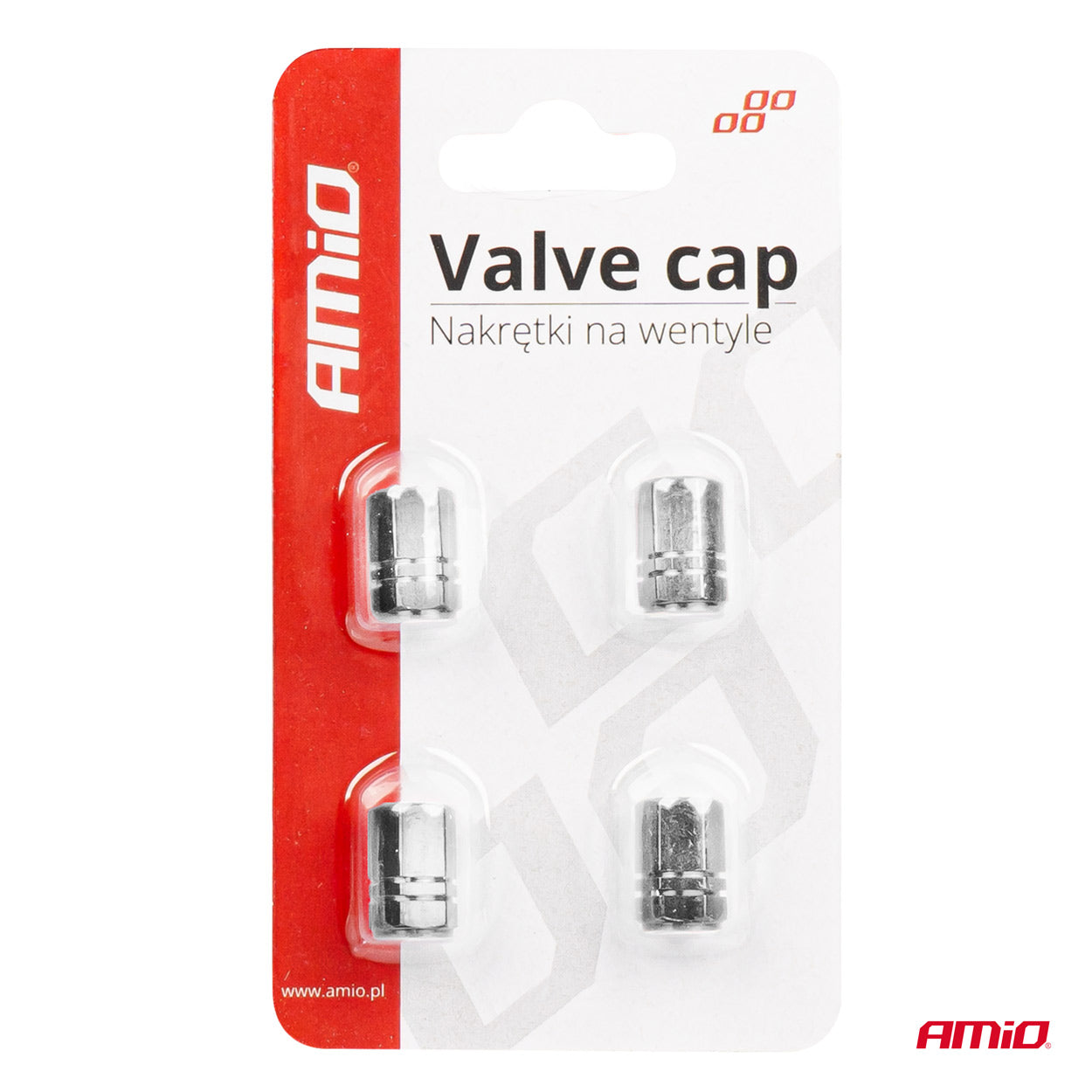 Aluminijumske srebrne kapice za ventile - 02236